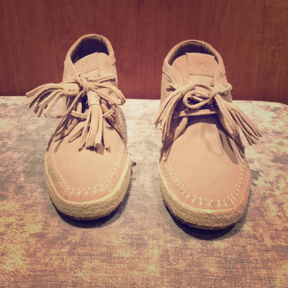 Desert boots, Michael Kors, Sz 7, natural suede,